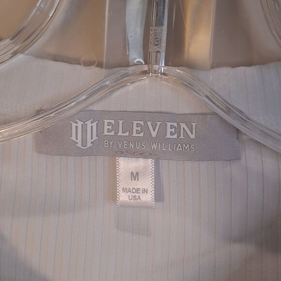 EleVen by Venus Williams Women's Love to Love Rib Tee Medium - Picture 2 of 7